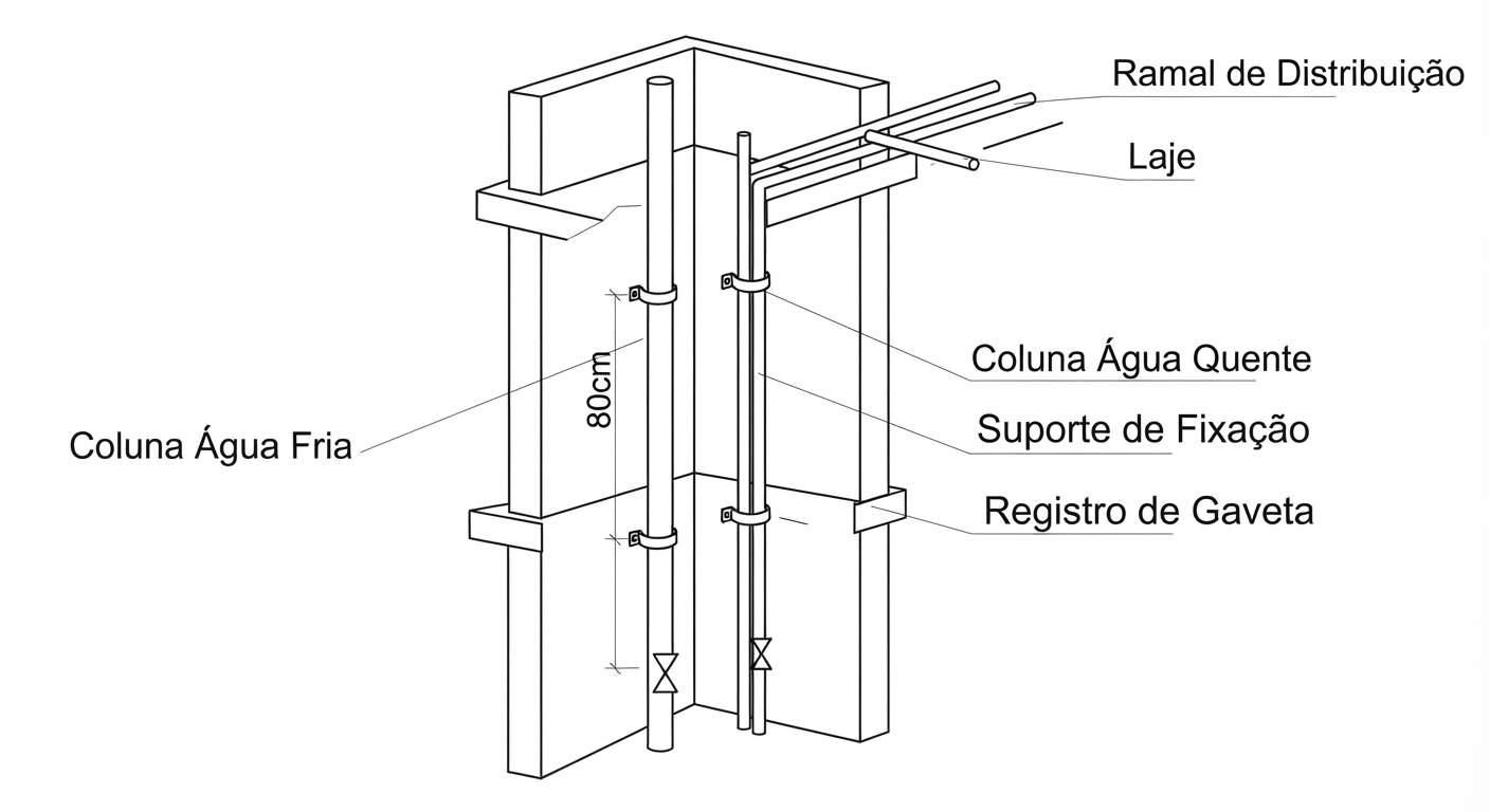Condomínio Residencial — Projeto Hidrossanitário